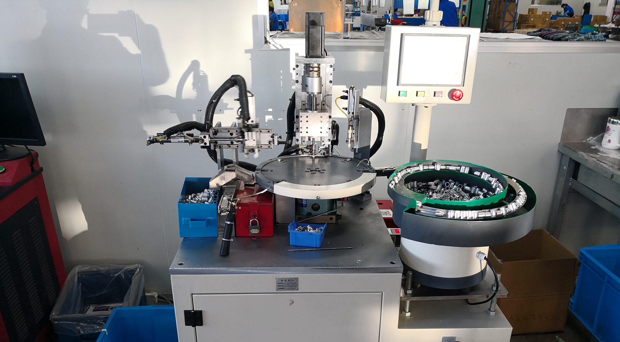 Advanced equipment for TPMS valve production